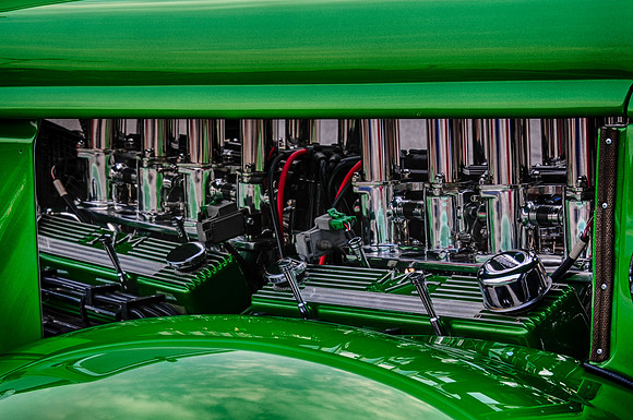 Green Chevy Hotrod